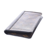 LOUIS VUITTON ルイヴィトンモノグラムマカサーポルトフォイユタノンブラウン / black M93800 メンズモノグラムマカサー folio wallet B rank used silver storehouse