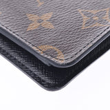 LOUIS VUITTON ルイヴィトンモノグラムマカサーポルトフォイユタノンブラウン / black M93800 メンズモノグラムマカサー folio wallet B rank used silver storehouse