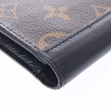 LOUIS VUITTON ルイヴィトンモノグラムマカサーポルトフォイユタノンブラウン / black M93800 メンズモノグラムマカサー folio wallet B rank used silver storehouse