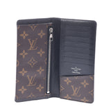 LOUIS VUITTON ルイヴィトンモノグラムマカサーポルトフォイユタノンブラウン / black M93800 メンズモノグラムマカサー folio wallet B rank used silver storehouse