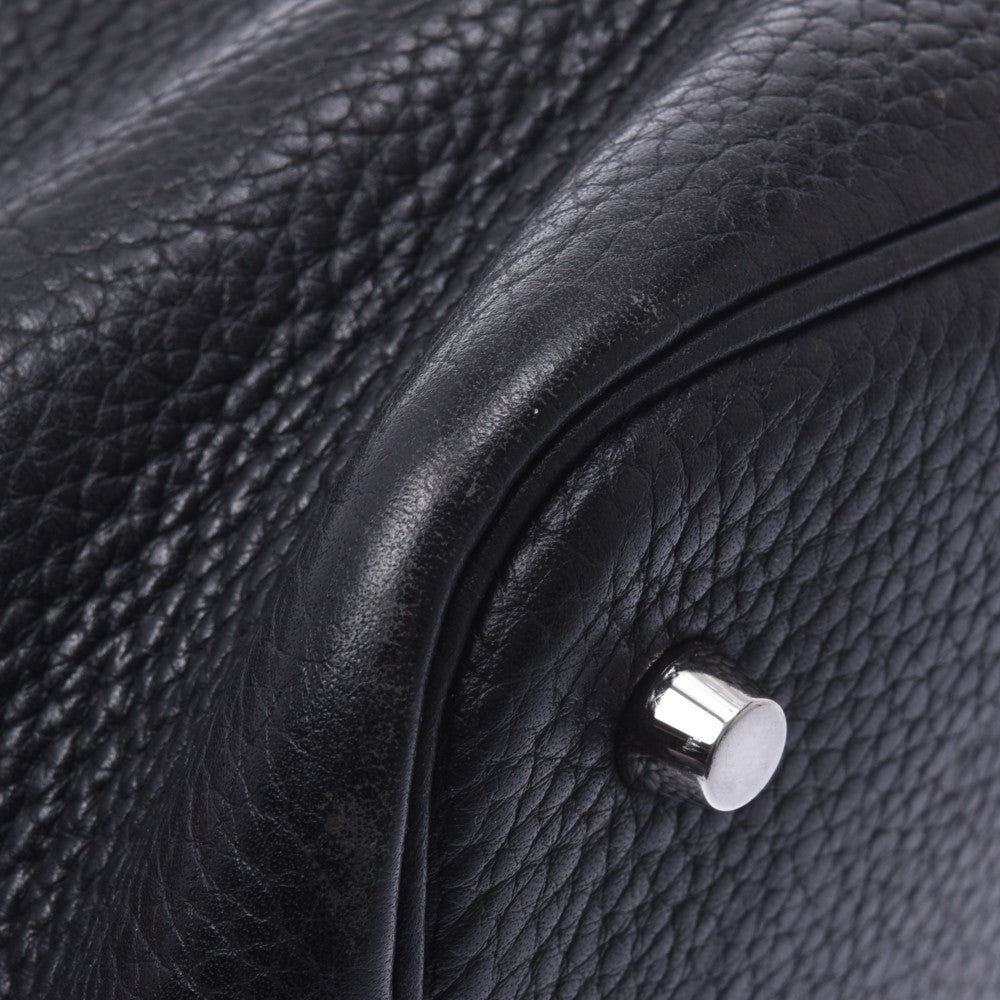 エルメスピコタンロック MM 黒 シルバー金具 □O刻印(2011年頃)刻印