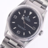 ROLEX Lorex Explorer 1: 14270 Men' s watch, automatic clock, black, black, Class A rank, used silver possession.