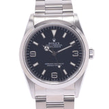 ROLEX Lorex Explorer 1: 14270 Men' s watch, automatic clock, black, black, Class A rank, used silver possession.