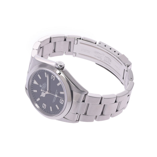 ROLEX Lorex Explorer 1: 14270 Men' s watch, automatic clock, black, black, Class A rank, used silver possession.