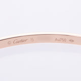 CARTIER カルティエ ラブブレス SM ハーフダイヤ #15 ユニセックス K18PG ブレスレット Aランク 中古 銀蔵