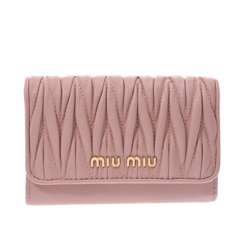 miumiu ピンク マテラッセ 財布 ミュウミュウ 財布 - daterightstuff.com