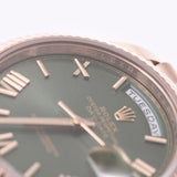 【現金特価】未使用 ROLEX ロレックス デイデイト 40 228235 メンズ RG 腕時計 自動巻き オリーブグリーン文字盤 中古 銀蔵