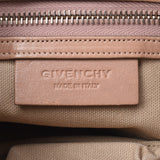 GIVENCHY ジバンシィ ナイチンゲール 2WAYバッグ ピンクベージュ系 レディース レザー ハンドバッグ Bランク 中古 銀蔵