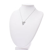 HARRY Winston Lily cluster necklace ladies PT950/diamond necklace a-rank used silver