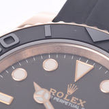 ROLEX ロレックス ヨットマスター40 116655 メンズ エバーローズゴールド/ラバー 腕時計 自動巻き 黒文字盤 Aランク 中古 銀蔵