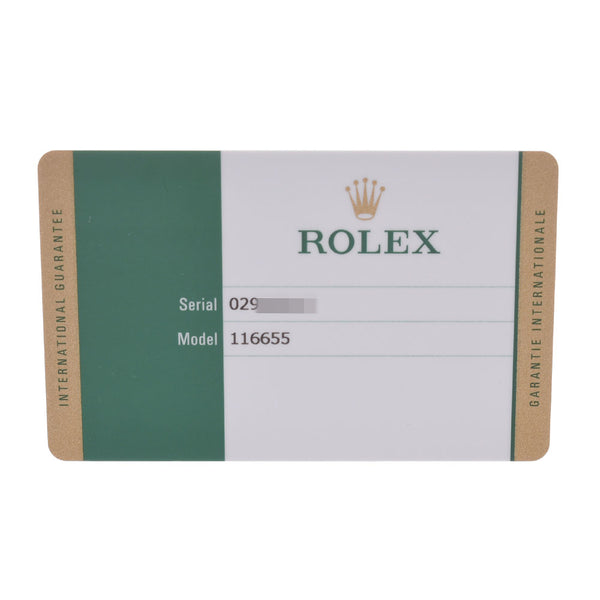 ROLEX ロレックス ヨットマスター40 116655 メンズ エバーローズゴールド/ラバー 腕時計 自動巻き 黒文字盤 Aランク 中古 銀蔵