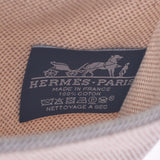 Hermes Hermes新桌子PM米色/海军UniSEX Canvas Pouch未使用的Silgrin