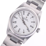 ROLEX Rolex Oyster Peacher 77080 Boys SS Watch Automatic Wound White Roman Dynx A-Rank Used Silgrin