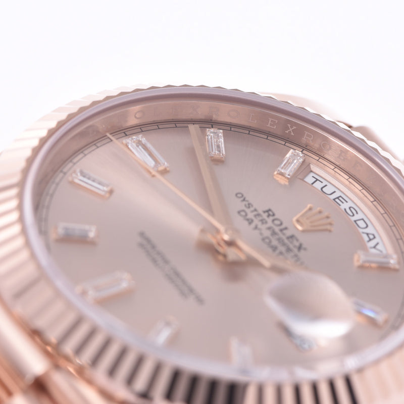 ROLEX ロレックス デイデイト 40 228235A メンズ RG 腕時計 自動巻き ピンク（サンダスト）文字盤 未使用 銀蔵