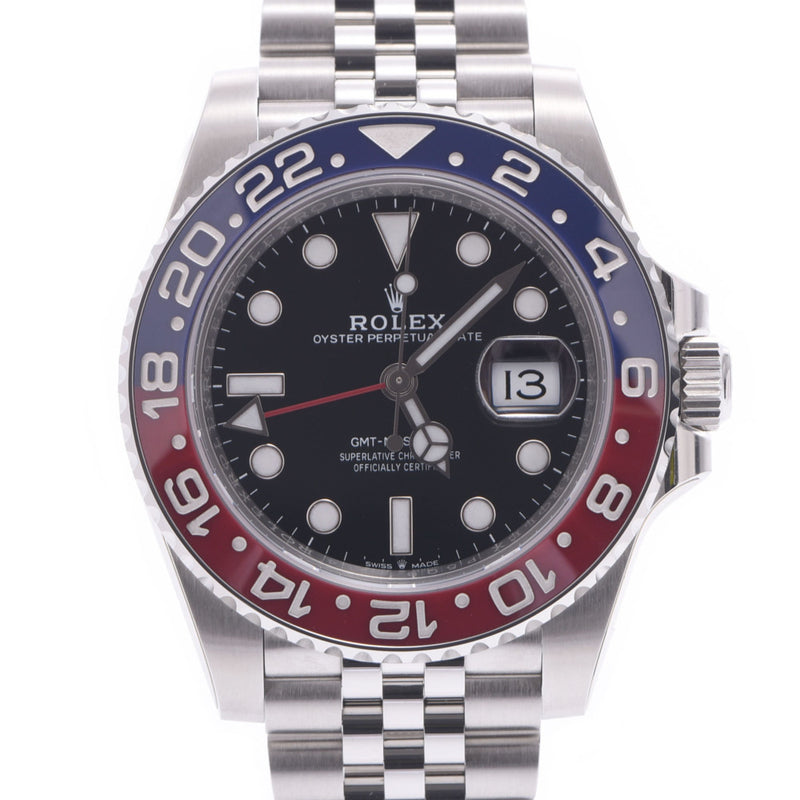 ROLEX Rolex [Cash special offer] GMT Master 2 blue / red bezel 126710BLRO men'S SS watch automatic black case unused silver stock