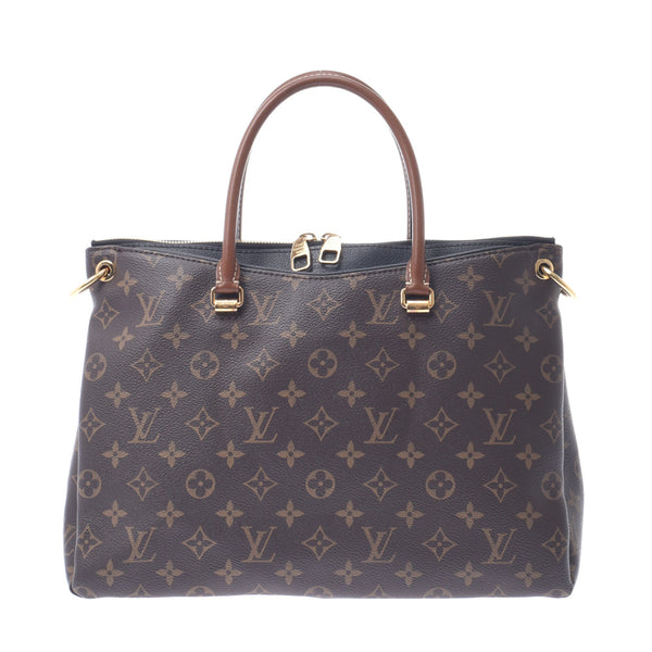 Louis Vuitton Louis Vuitton Monogram Pallas 2way Bag Noir M44064女性的Monogram Canvas手提包A级使用Silgrin