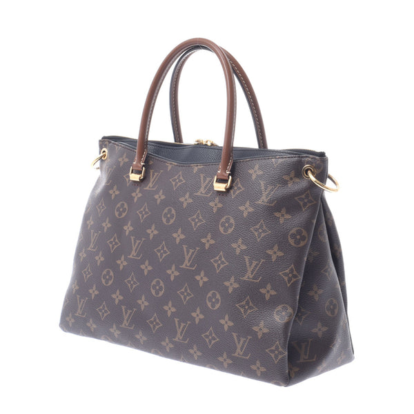 Louis Vuitton Louis Vuitton Monogram Pallas 2way Bag Noir M44064女性的Monogram Canvas手提包A级使用Silgrin