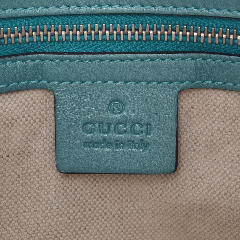 Gucci Gucci单肩包米色/灯泡蓝色系统232962女士GG帆布单肩包AB排名使用Silgrin