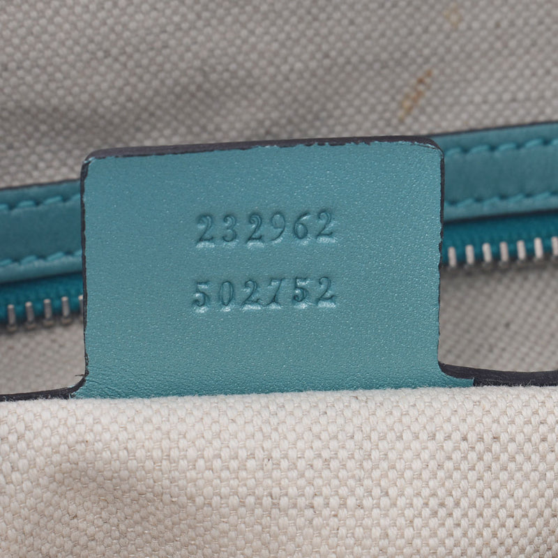 GUCCI Gucci One-Shoulder Bag Beige / Lighty Blue System 232962 Ladies GG Canvas Shoulder Bag AB Rank Used Silgrin