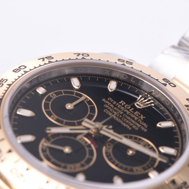 【現金特価】ROLEX ロレックス デイトナ 116503 メンズ YG/SS 腕時計 自動巻き 黒文字盤 未使用 銀蔵