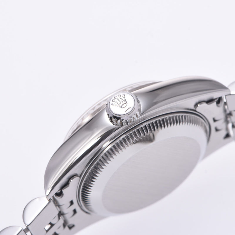 ROLEX Rolex Day Just 10P Diamond 79174NG Ladies WG / SS Watch Automatic Wall White Shell Diagram A-Rank Used Silgrin