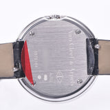 VAN CLEEF & ARPELS Van Cliffe & Arpel Al Hambra Charm VCAR029A00 Women WG / Leather Watch Quartz Silver Document A-Rank Used Silver