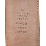Gucci Gucci Gucci Siaman互锁G 90cm黑色银色支架411924男士皮带ab排名使用硅格林