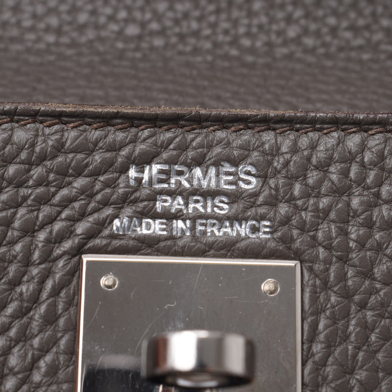 Hermes Hermes Kelly Amazon 35 Ethan Silver Bracket□R手柄（2014年左右）女性的Triyo钢密克手提包B排名使用水池