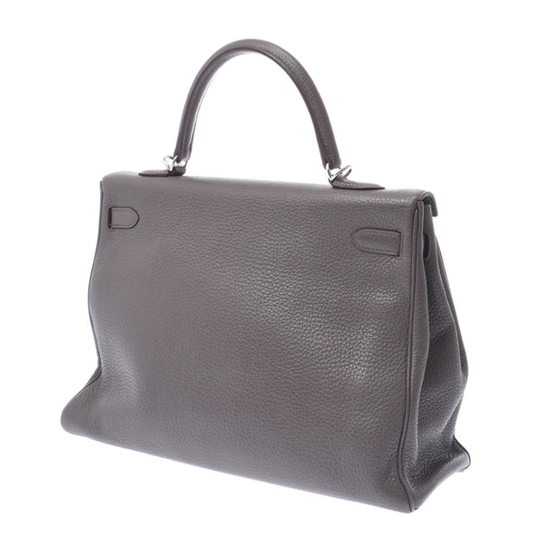 Hermes Hermes Kelly Amazon 35 Ethan Silver Bracket□R手柄（2014年左右）女性的Triyo钢密克手提包B排名使用水池