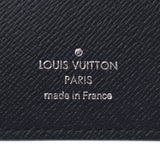 路易威登路易威登Damier Graphit Portfoille长黑色N62227男士Dumier Graphit Canvas钱包A-Rank使用Silgrin
