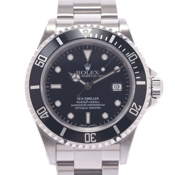 ROLEX ロレックス シードウェラー 16600 メンズ SS 腕時計 自動巻き 黒文字盤 Aランク 中古 銀蔵