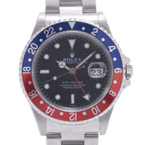 ROLEX Rolex GMT Master Blue / Red Bezel 16700 Men's SS Watch Automatic Wound Black Table A-Rank Used Silgrin