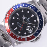 ROLEX Rolex GMT Master Blue / Red Bezel 16700 Men's SS Watch Automatic Wound Black Table A-Rank Used Silgrin