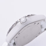 CHANEL Chanel J12 38mm GMT H3103 Men's White Ceramic / SS Watch Automatic Wound White Flight A-Rank Used Silgrin