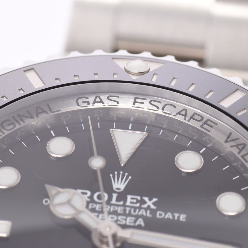 【现金特价】ROLEX劳力士种子威勒牌126660男士SS手表自动上卷黑色表盘未使用银藏