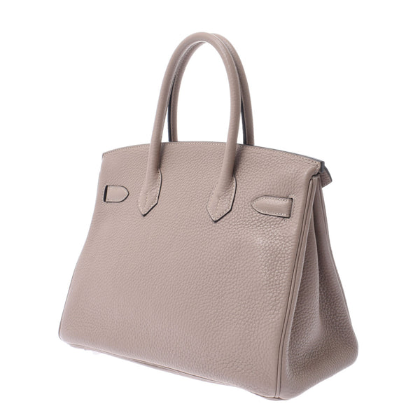 HERMES エルメス バーキン 30 トゥルティールグレー シルバー金具 □O刻印(2011年頃) レディース トリヨンクレマンス ハンドバッグ Aランク 中古 銀蔵