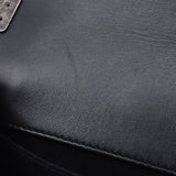 CHANEL シャネル ボーイシャネル チェーンショルダー 黒 アンティーク調シルバー金具 レディース ラムスキン ショルダーバッグ ABランク 中古 銀蔵