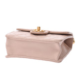 Chanel Chanel Matrasse Chain Shoulder Fake Pearl Baby Pink Gold Bracket Ladies Lambskin Shoulder Bag A rank used Silgrock