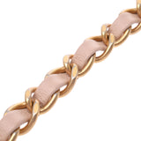 Chanel Chanel Matrasse Chain Shoulder Fake Pearl Baby Pink Gold Bracket Ladies Lambskin Shoulder Bag A rank used Silgrock