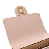 Chanel Chanel Matrasse Chain Shoulder Fake Pearl Baby Pink Gold Bracket Ladies Lambskin Shoulder Bag A rank used Silgrock