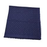 Louis Vuitton Louis Vuitton Monogram 紺 M72412 Unisex Silk 60% Wool 40% Shall Unused Single