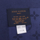 Louis Vuitton Louis Vuitton Monogram 紺 M72412 Unisex Silk 60% Wool 40% Shall Unused Single