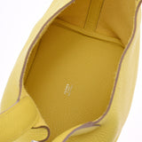 HERMES エルメス ピコタンロック PM ライム シルバー金具 Y刻印(2020年頃)  レディース トリヨンクレマンス ハンドバッグ 未使用 銀蔵