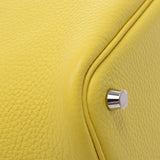 HERMES エルメス ピコタンロック PM ライム シルバー金具 Y刻印(2020年頃)  レディース トリヨンクレマンス ハンドバッグ 未使用 銀蔵