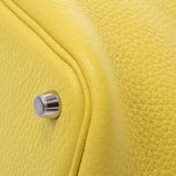 HERMES エルメス ピコタンロック PM ライム シルバー金具 Y刻印(2020年頃)  レディース トリヨンクレマンス ハンドバッグ 未使用 銀蔵