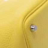 HERMES エルメス ピコタンロック PM ライム シルバー金具 Y刻印(2020年頃)  レディース トリヨンクレマンス ハンドバッグ 未使用 銀蔵