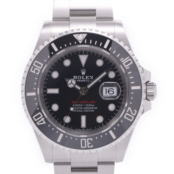 [现金特价] Rolex劳力士seedweller 126600男子SS手表自动上弦黑色表盘未使用的银
