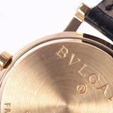BVLGARI ブルガリ ブルガリブルガリ26 Dバックル BB26GDL レディース YG/革 腕時計 クオーツ 全面ダイヤ文字盤 ABランク 中古 銀蔵