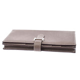 Hermes Baan Souffle OP OP silver wrap up ladies' Epson Wallet