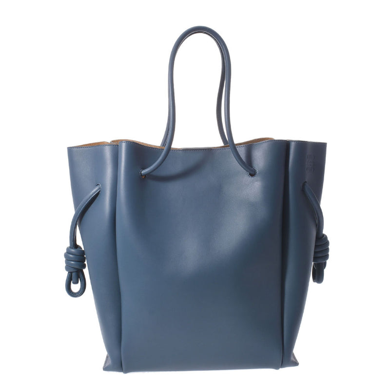 LOEWE LOEWE Flamenco: Tot Tot, Steel Blue Ladies: Curfskin, Toodskin, Totetbag Unused Ginzo.